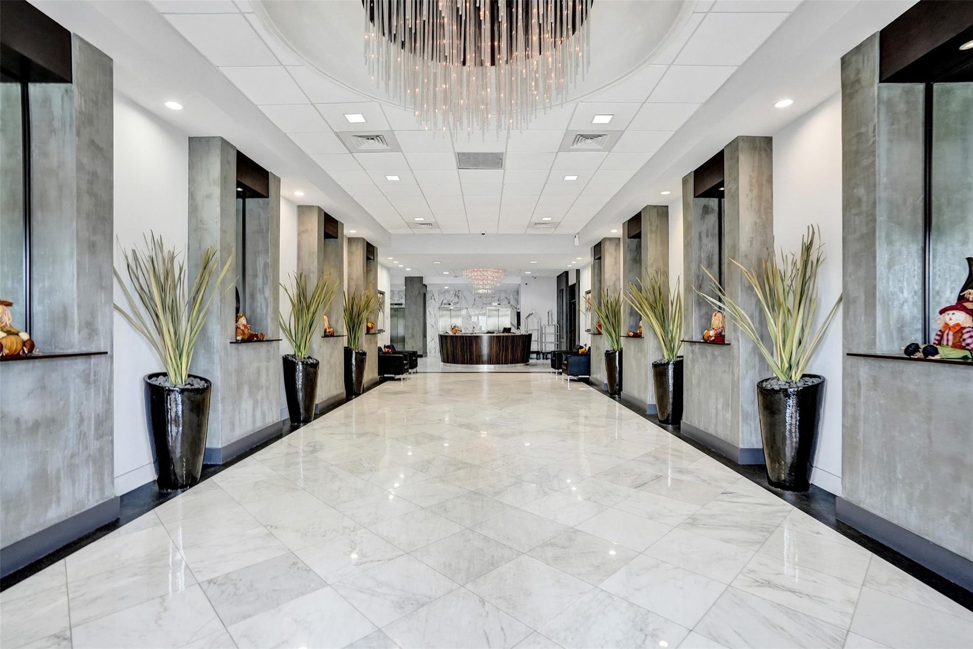 Concierge will greet you as you enter this elegant lobby