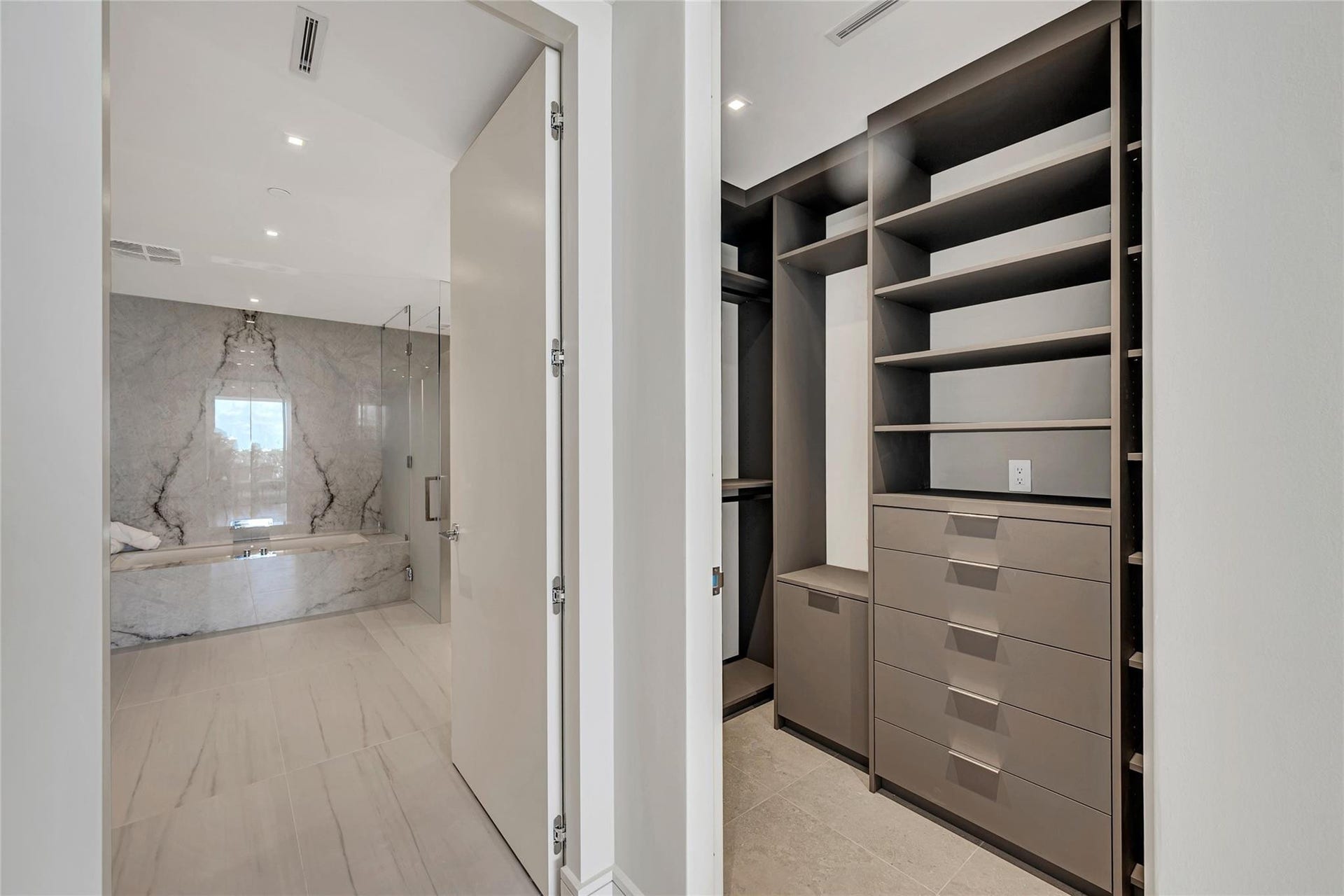 Primary closets