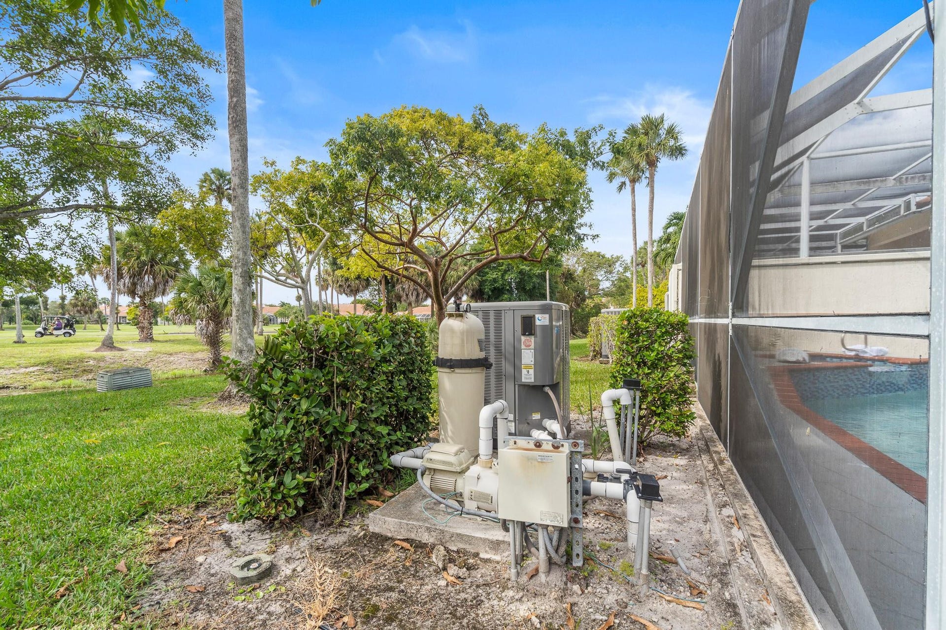 POOL PUMP AND HEATER