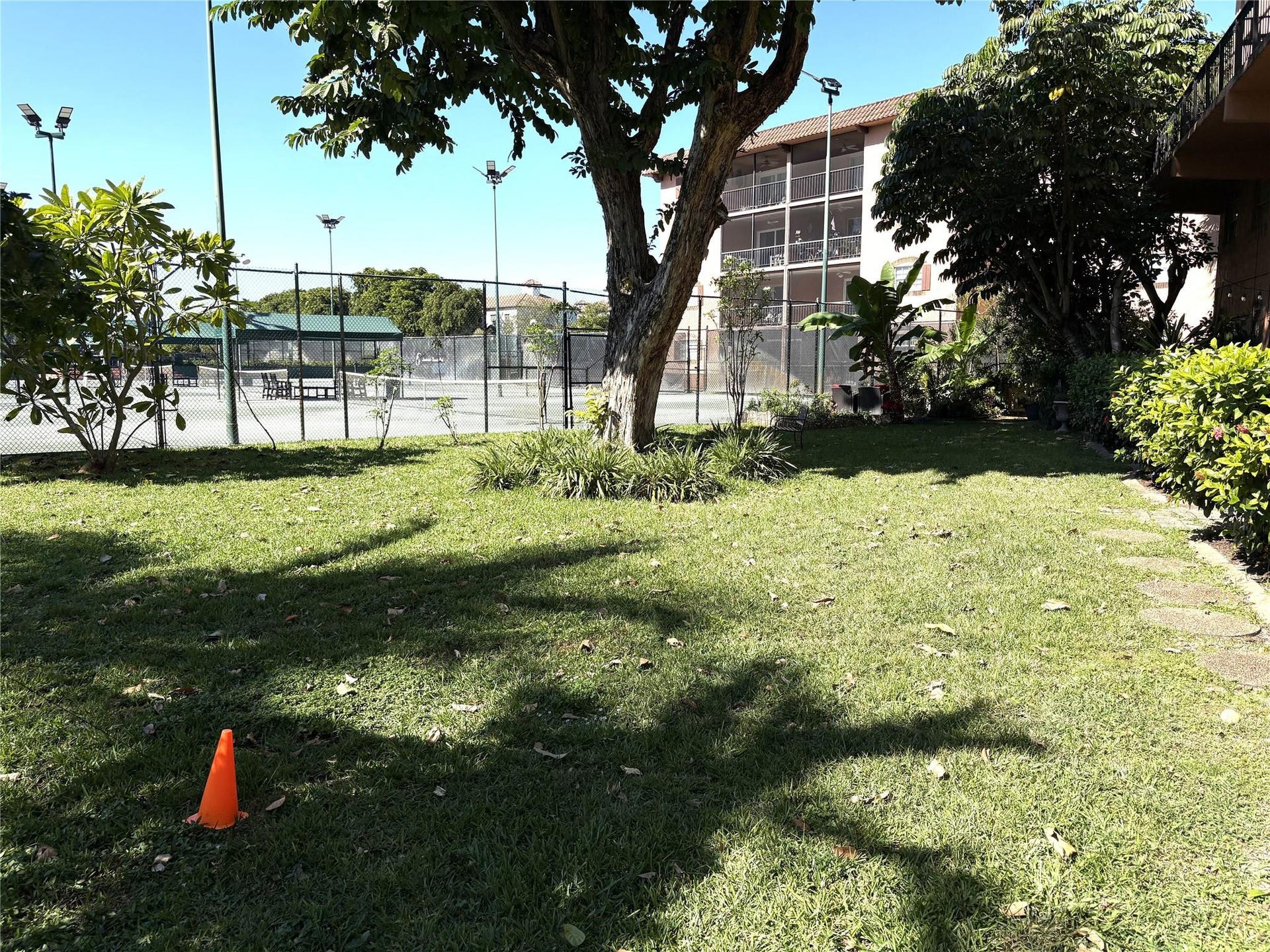 620 Tennis Club Drive, #105, Fort Lauderdale, FL 33311 View from Patio