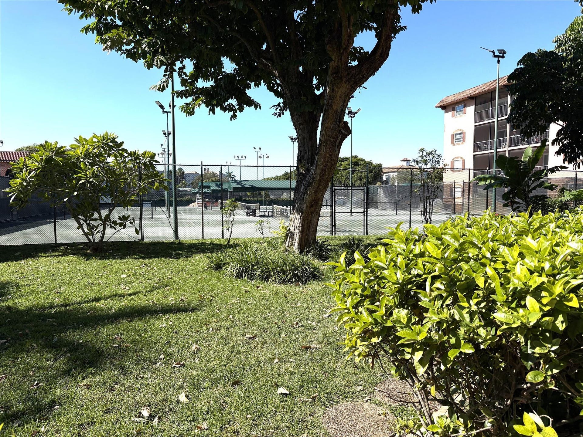 620 Tennis Club Drive, #105, Fort Lauderdale, FL 33311 View from Patio