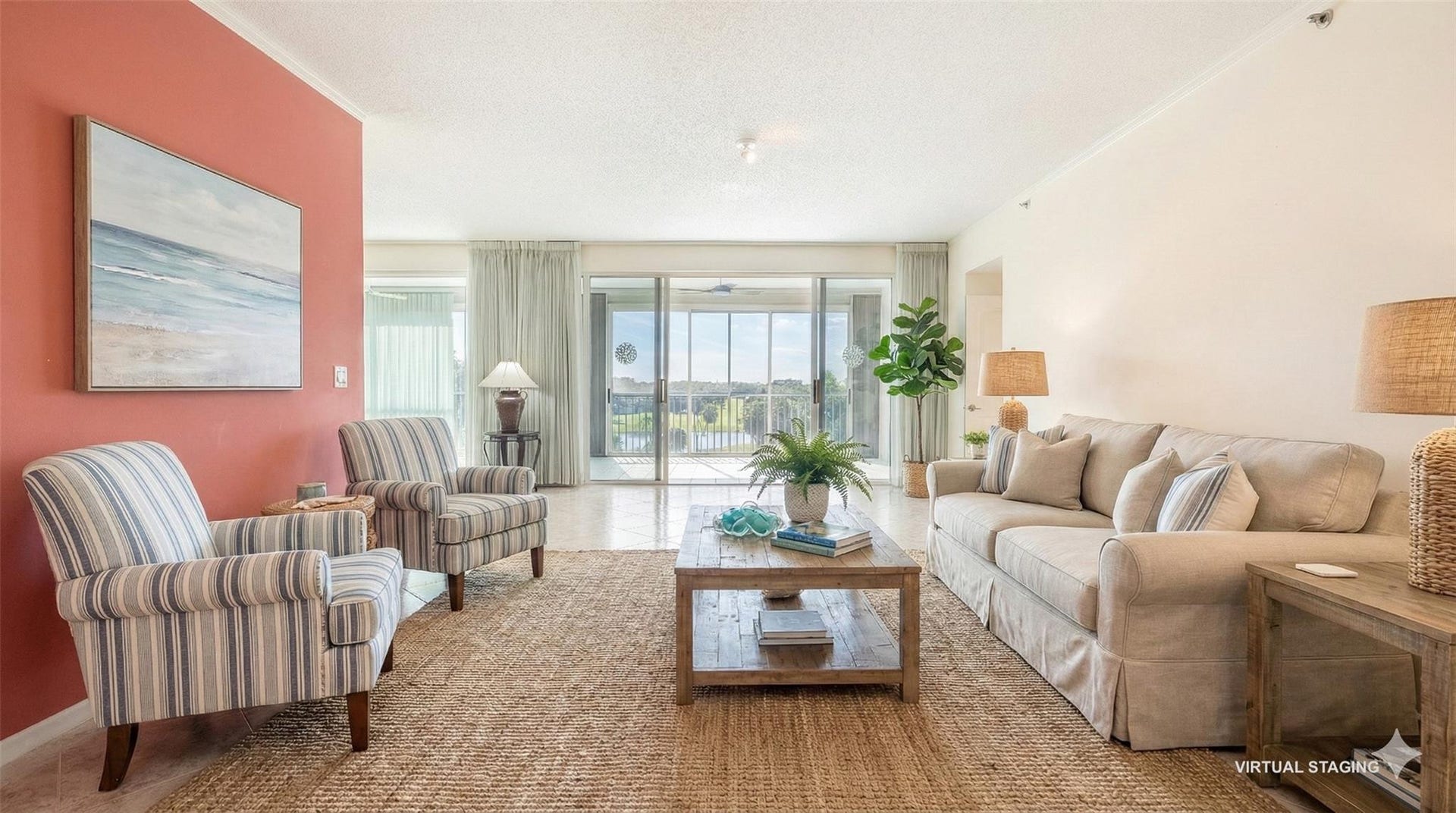 4116 W Palm Aire Drive, #165A, Pompano Beach, FL 33069 Bright open spaces to enjoy golf course views.