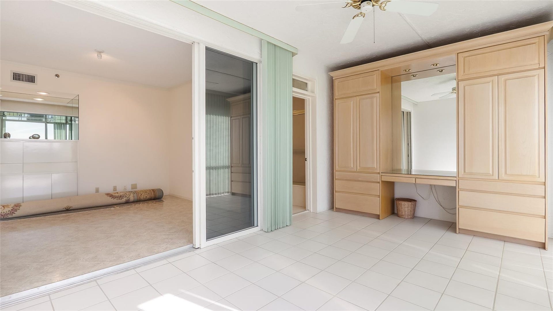 4116 W Palm Aire Drive, #165A, Pompano Beach, FL 33069 Enclosed patio used previously as a 3rd bedroom.