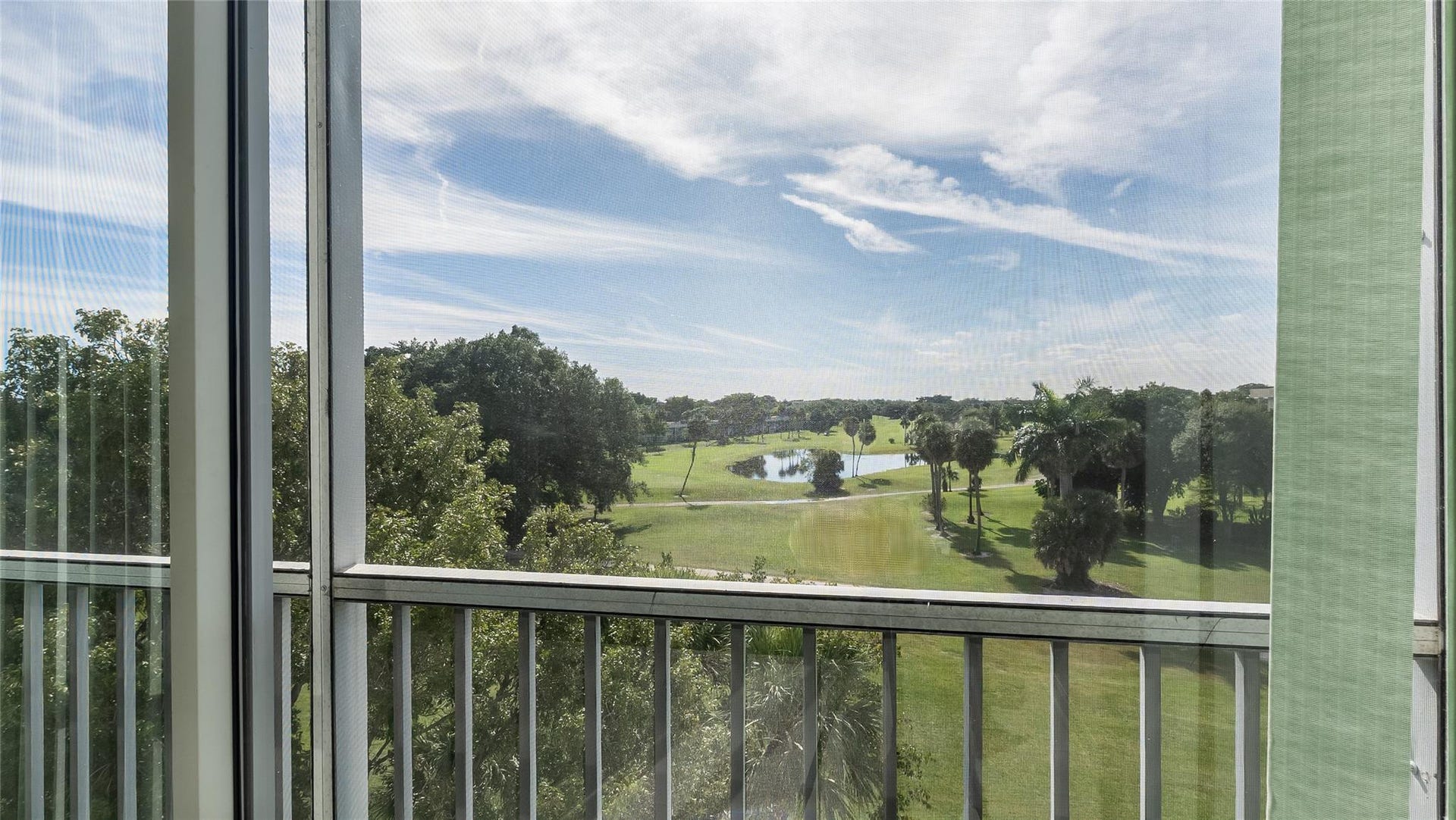 4116 W Palm Aire Drive, #165A, Pompano Beach, FL 33069 Views from enclosed balcony