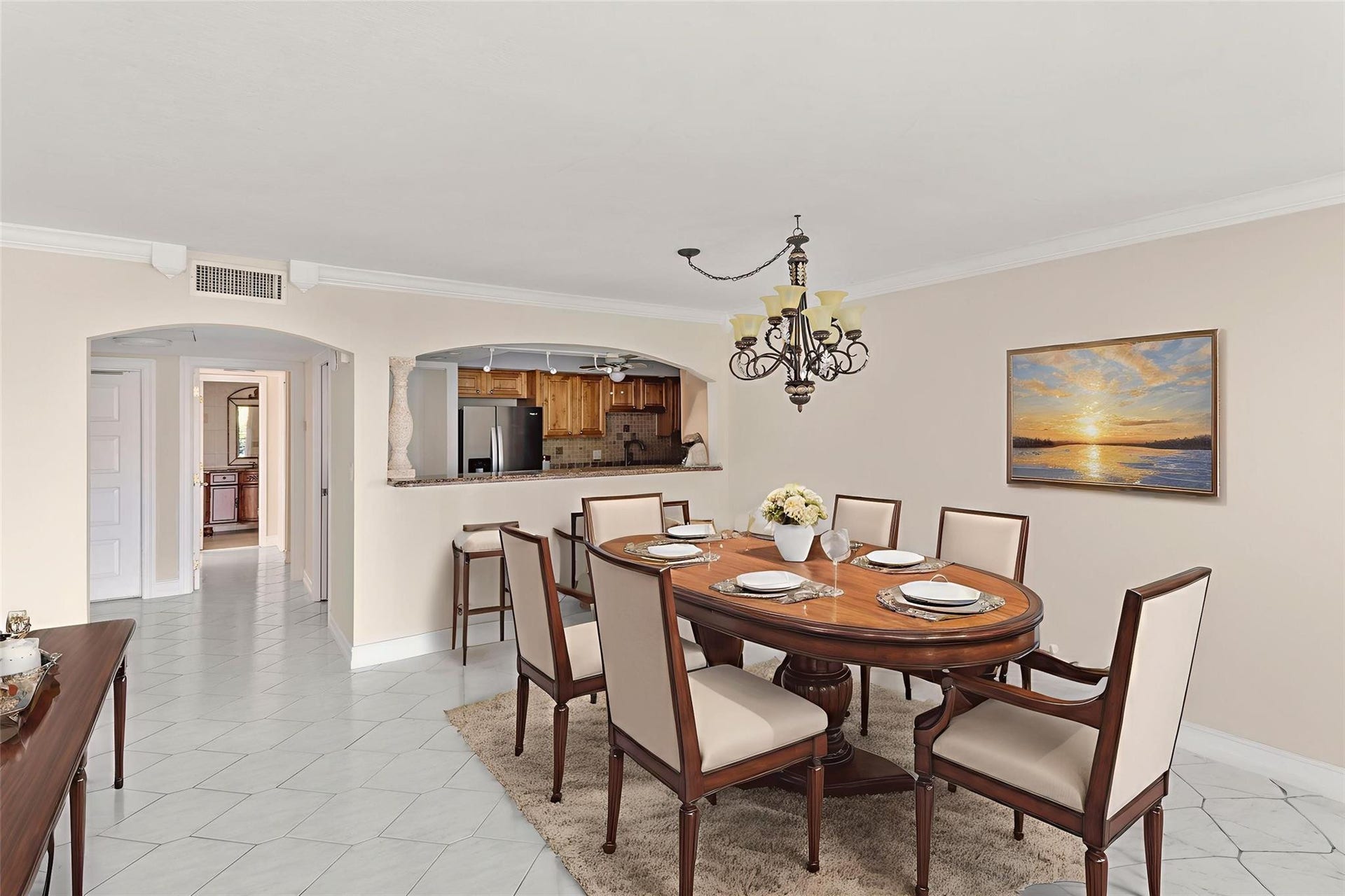 3900 Oaks Clubhouse Drive, #507, Pompano Beach, FL 33069 virtually staged