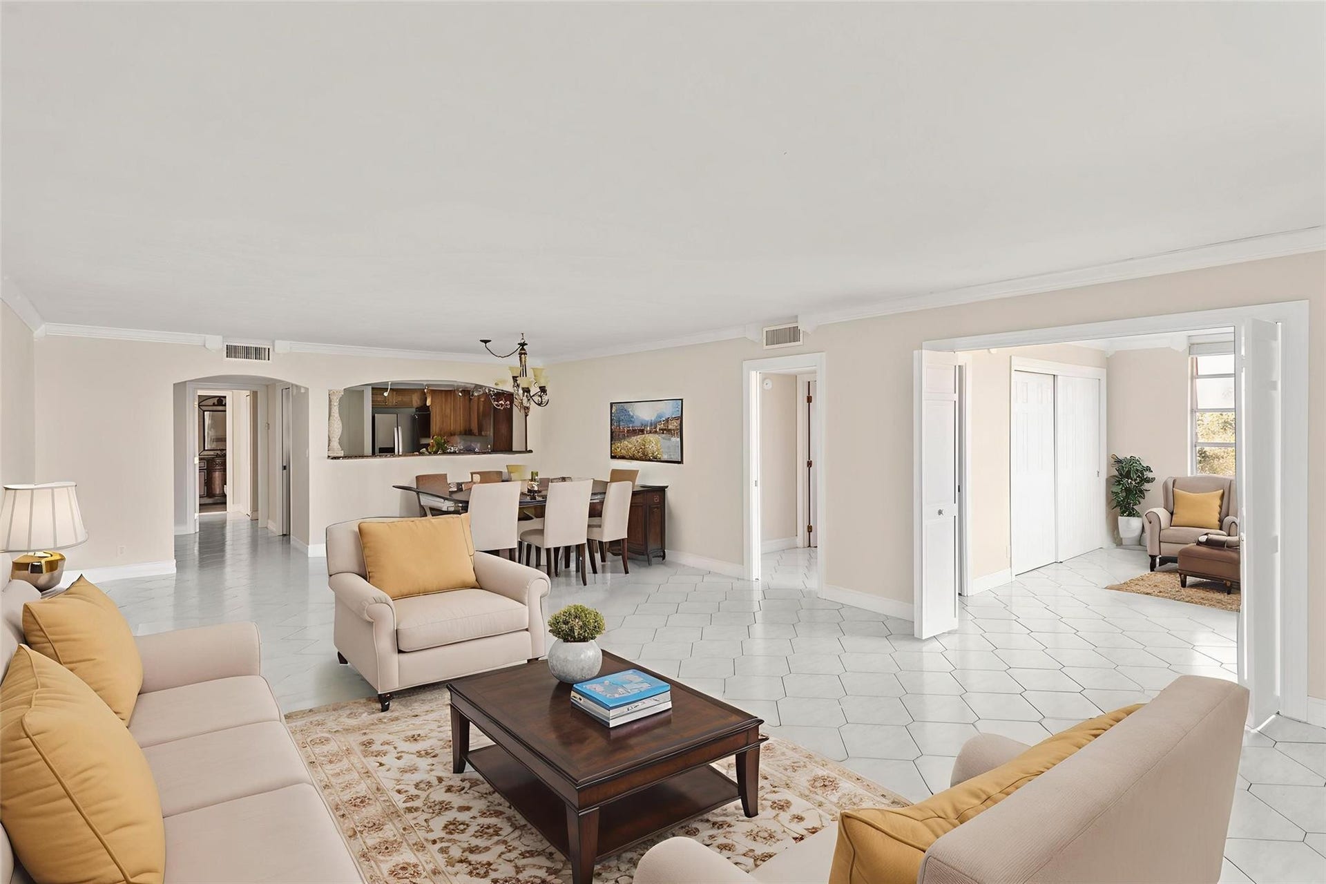 3900 Oaks Clubhouse Drive, #507, Pompano Beach, FL 33069 virtually staged