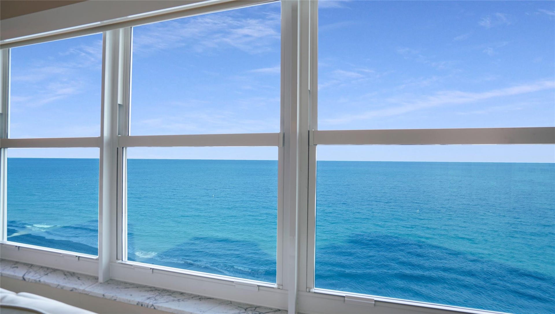 3410 Galt Ocean Drive, #802 N, Fort Lauderdale, FL 33308 The view from the living room east facing windows.