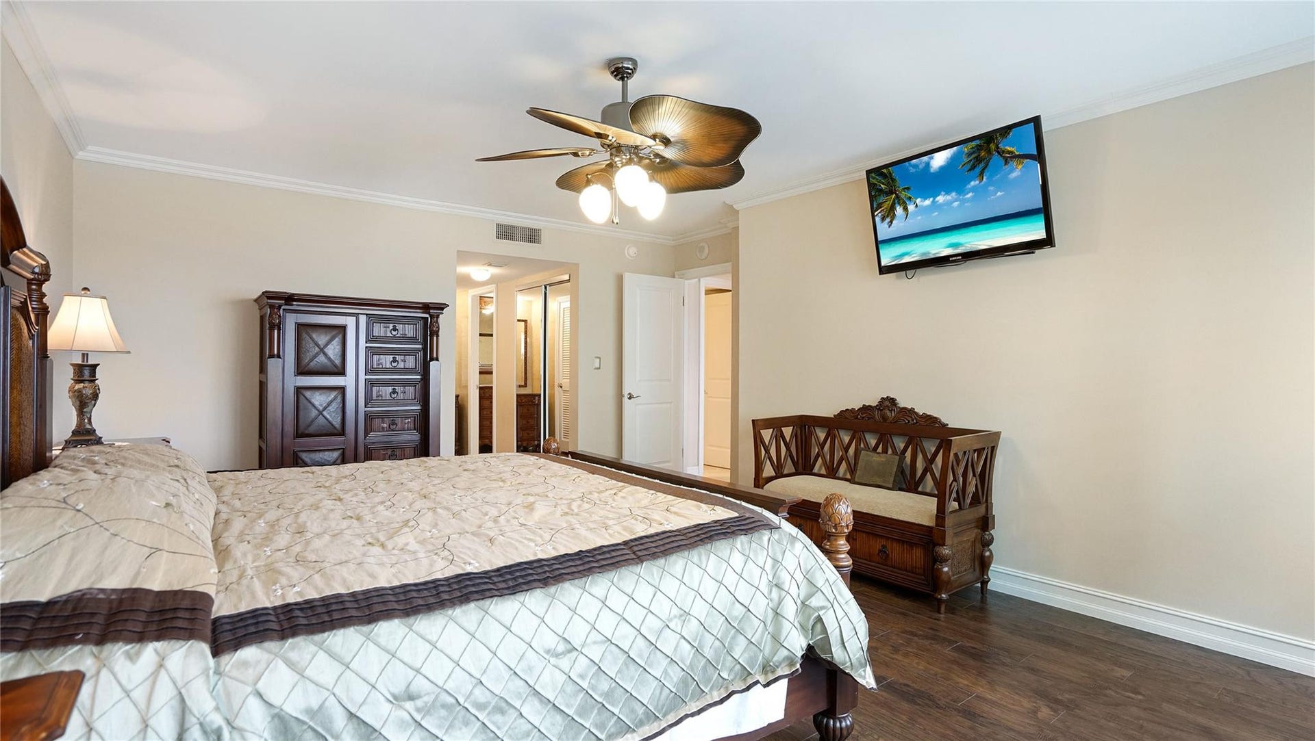 3410 Galt Ocean Drive, #802 N, Fort Lauderdale, FL 33308 Primary bedroom.