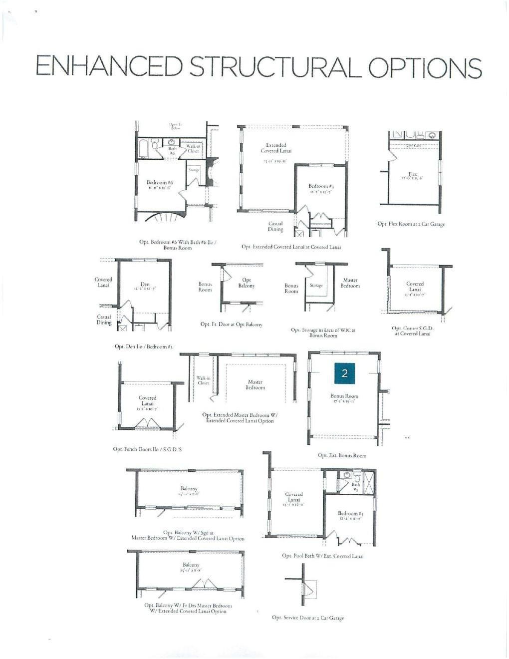Floor Plan Custom Options