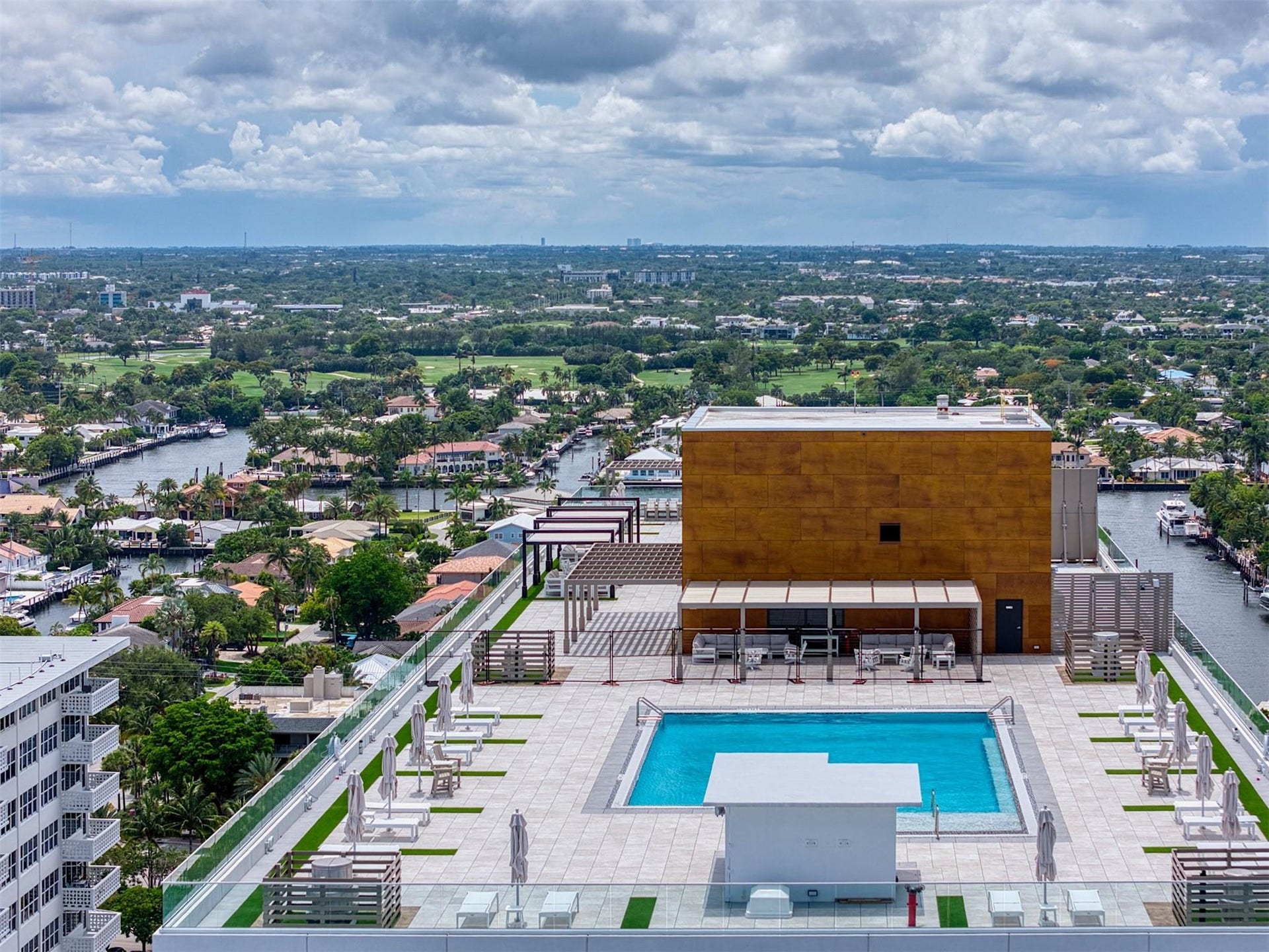 Expansive Pool Deck