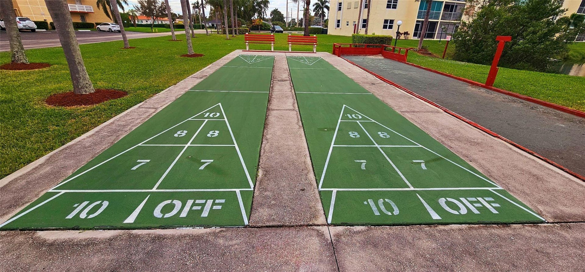 121 SE 3rd Avenue, #106, Dania, Dania Beach, FL 33004 SHUFFLEBOARD AND BOCCE BALL