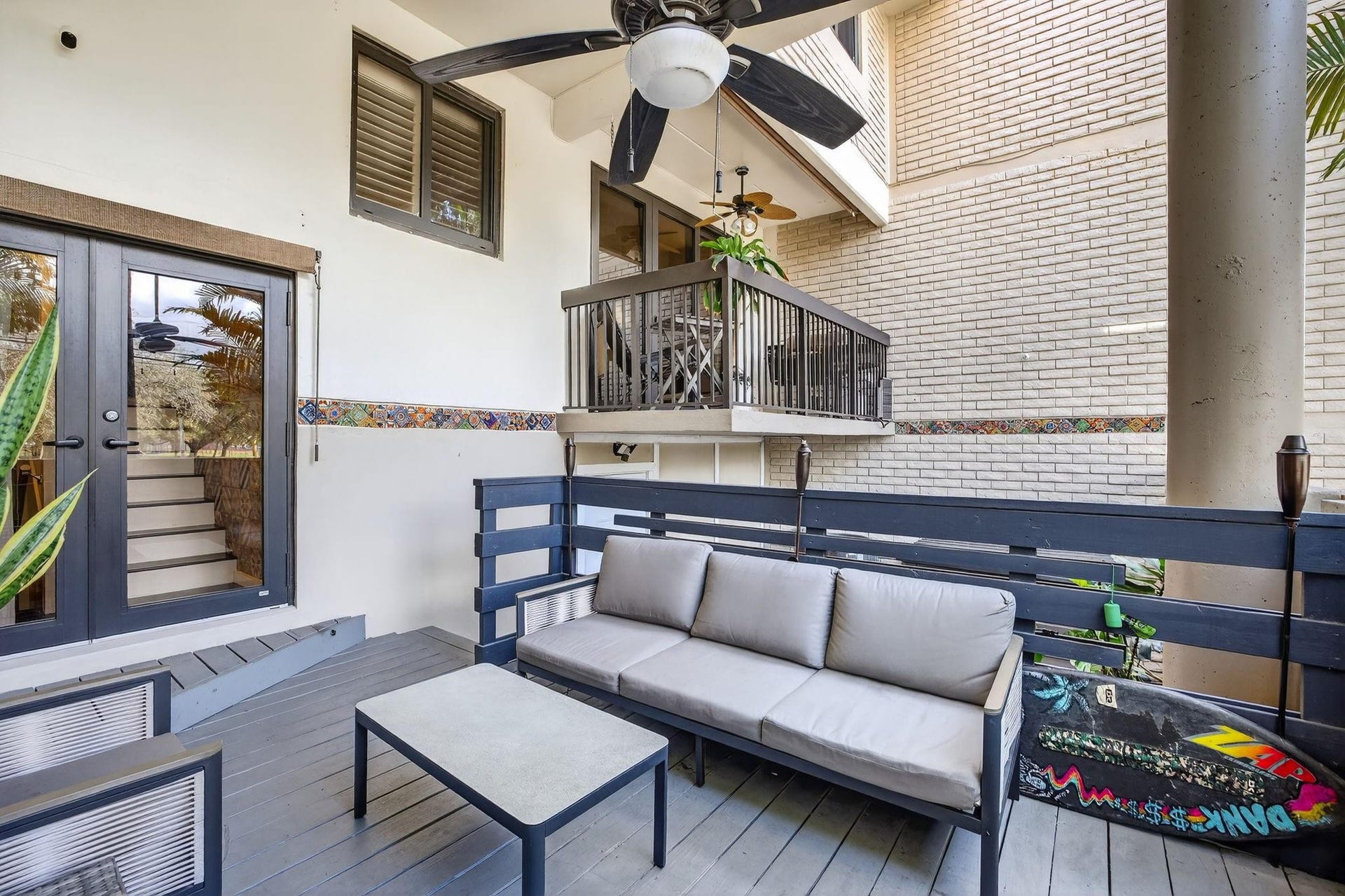 1401 NE 9th Street, #13, Fort Lauderdale, FL 33304 Back Deck Area