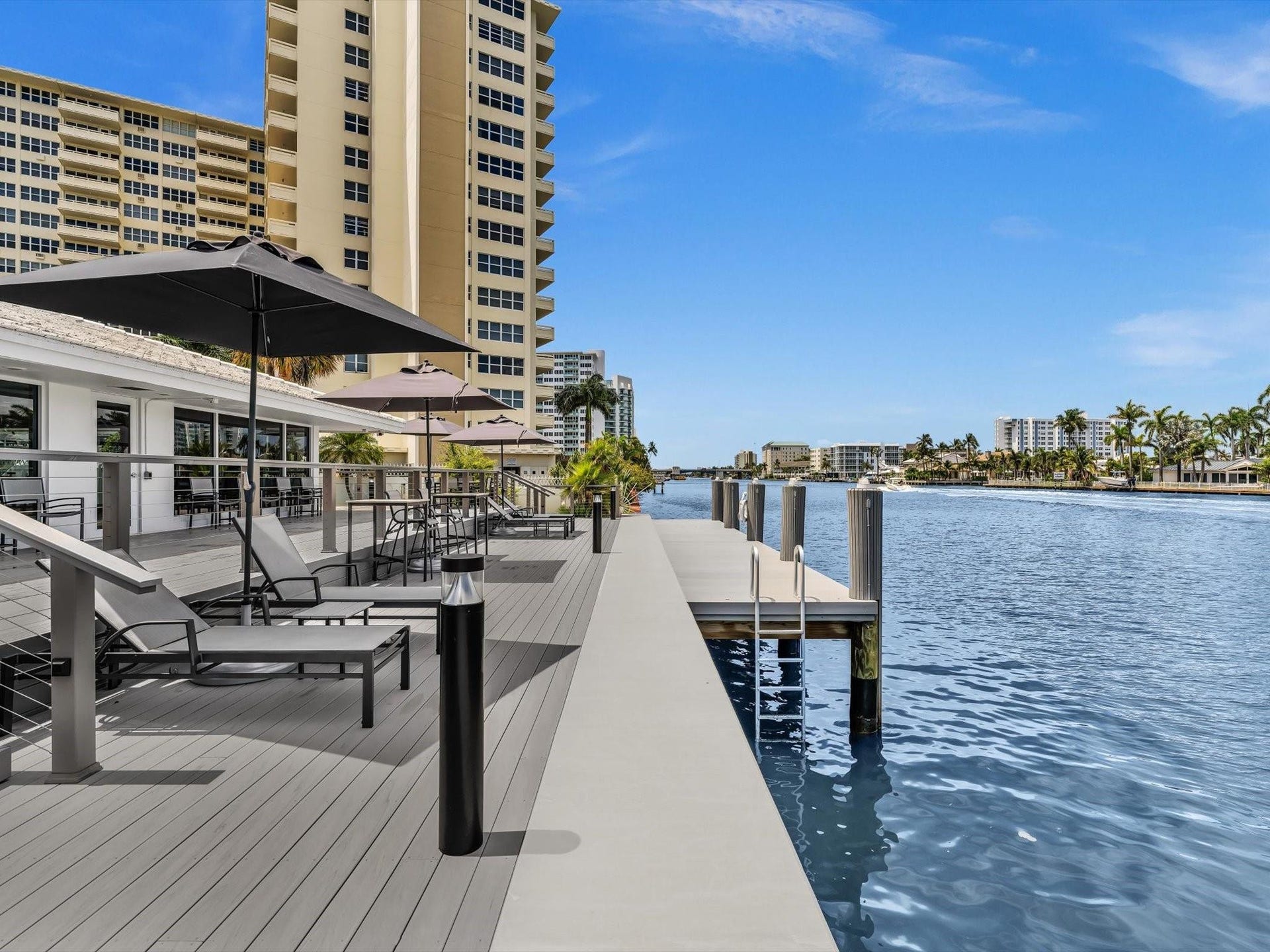 New dock and raised seawall