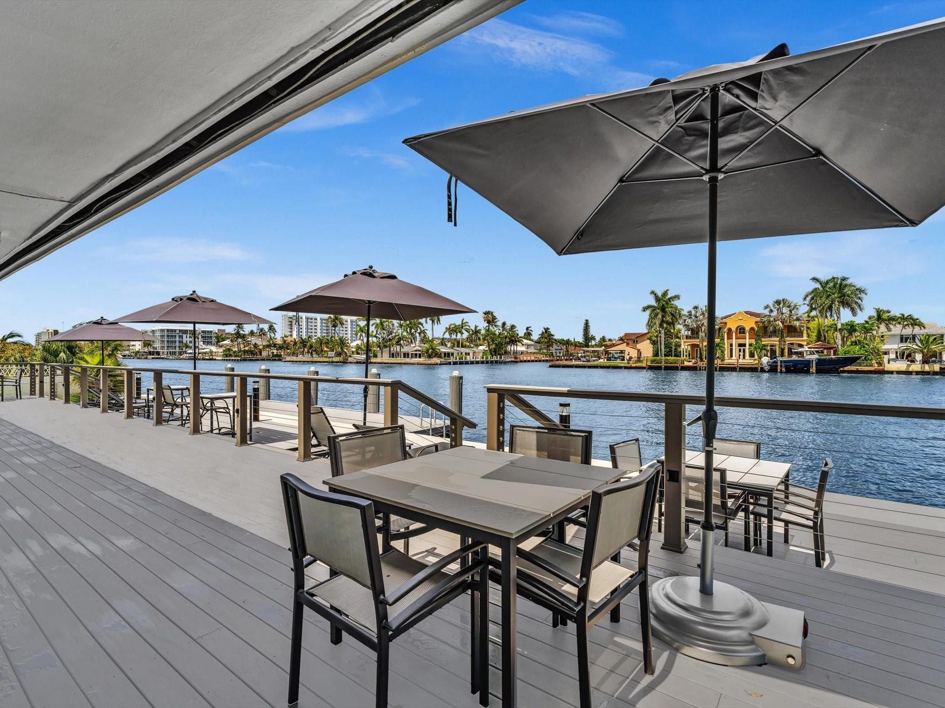 Clubhouse outside seating