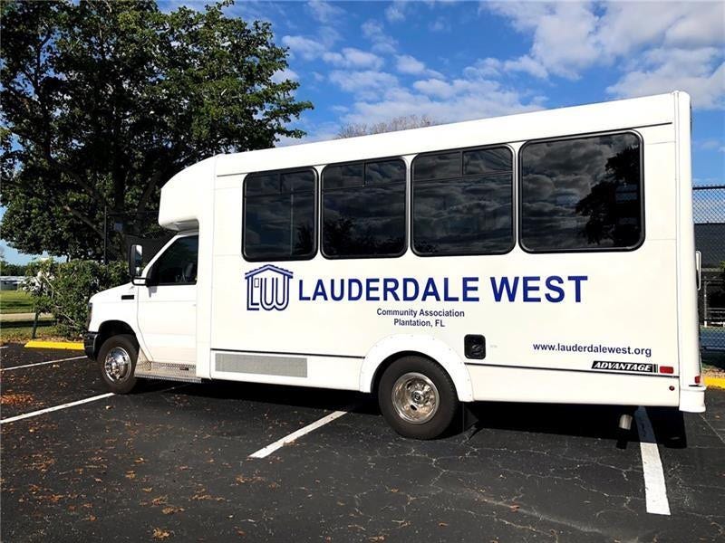 8845 NW 14th Street, Plantation, FL 33322 Commnity bus to shop, bank and get around without having your own transportation