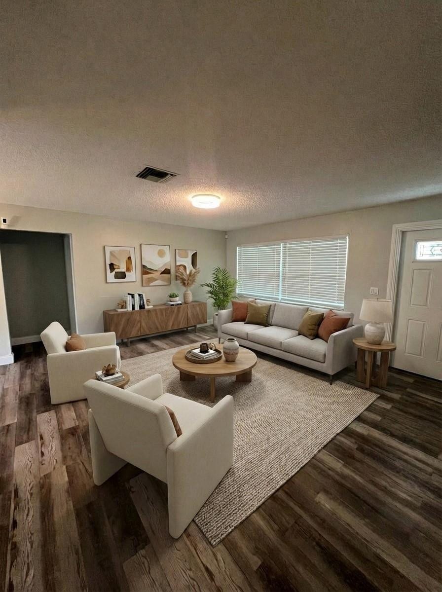 8845 NW 14th Street, Plantation, FL 33322 STAGED Living Room