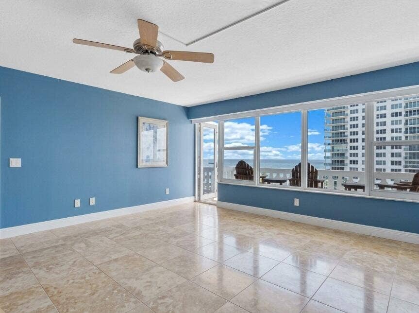4010 Galt Ocean Drive, #1707-08, Fort Lauderdale, FL 33308 Furniture was virtually removed