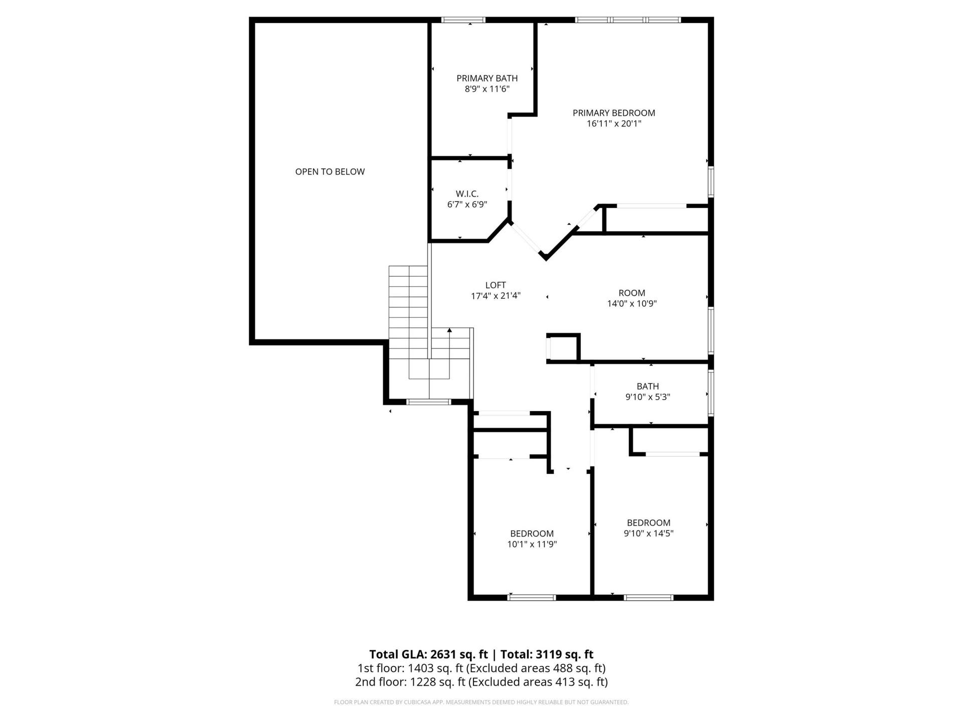 10320 NW 10th Court, Plantation, FL 33322 2D Floor Plan for 10310 Northwest 10th C
