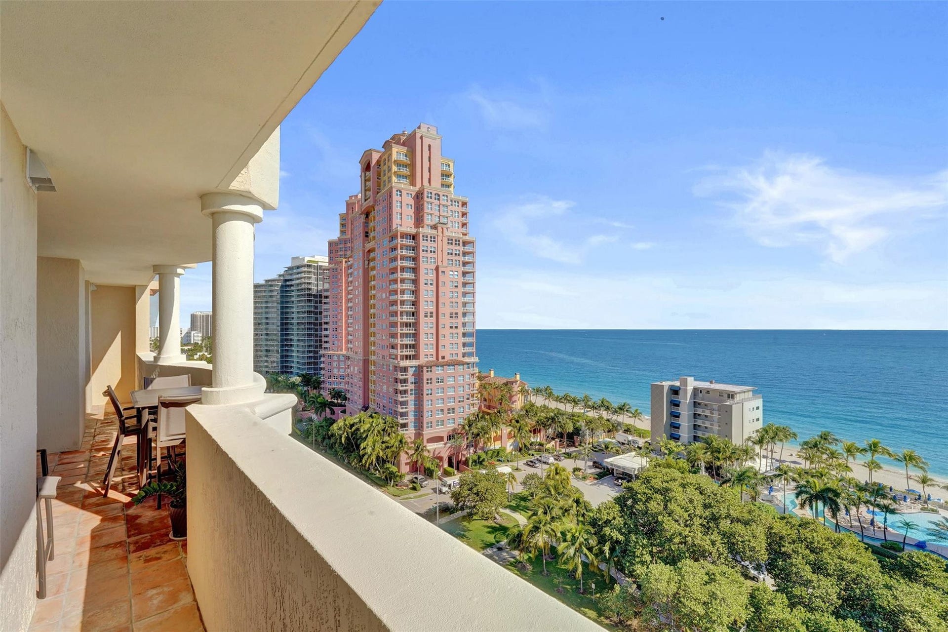 2011 N Ocean Boulevard, #1406N, Fort Lauderdale, FL 33305 Balcony thru-out Living Area
