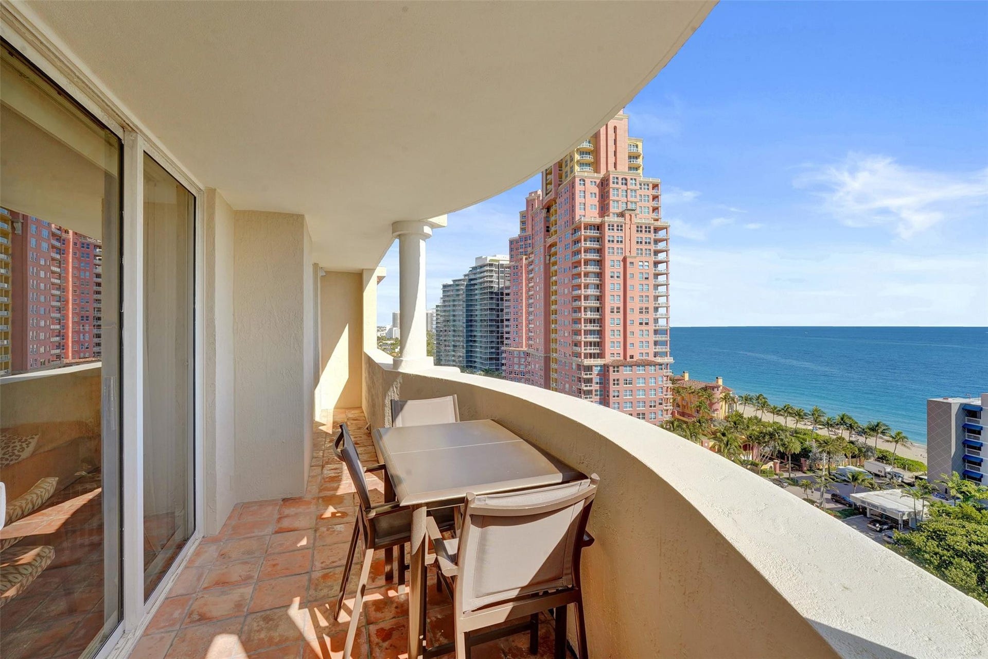 2011 N Ocean Boulevard, #1406N, Fort Lauderdale, FL 33305 Rm for Patio Furniture