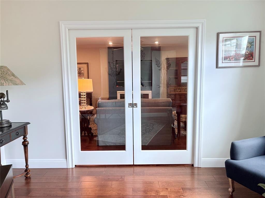 804 Cypress Grove Lane, #407, Pompano Beach, FL 33069 pocket door into 3rd bedroom or office.