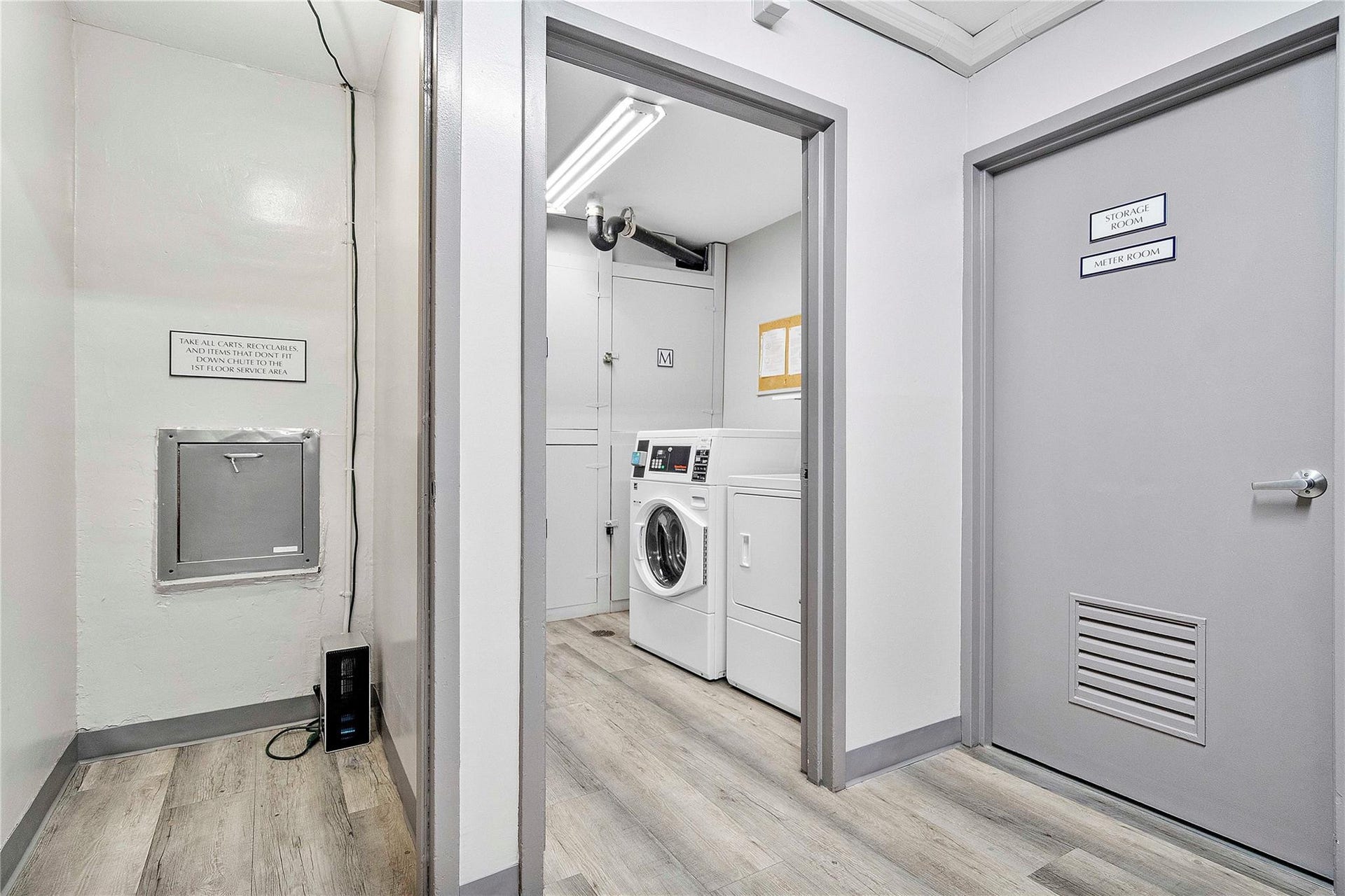 1900 S Ocean Boulevard, #14l, Lauderdale By The Sea, FL 33062 Community laundry on each floor, trash chute and storage lockers