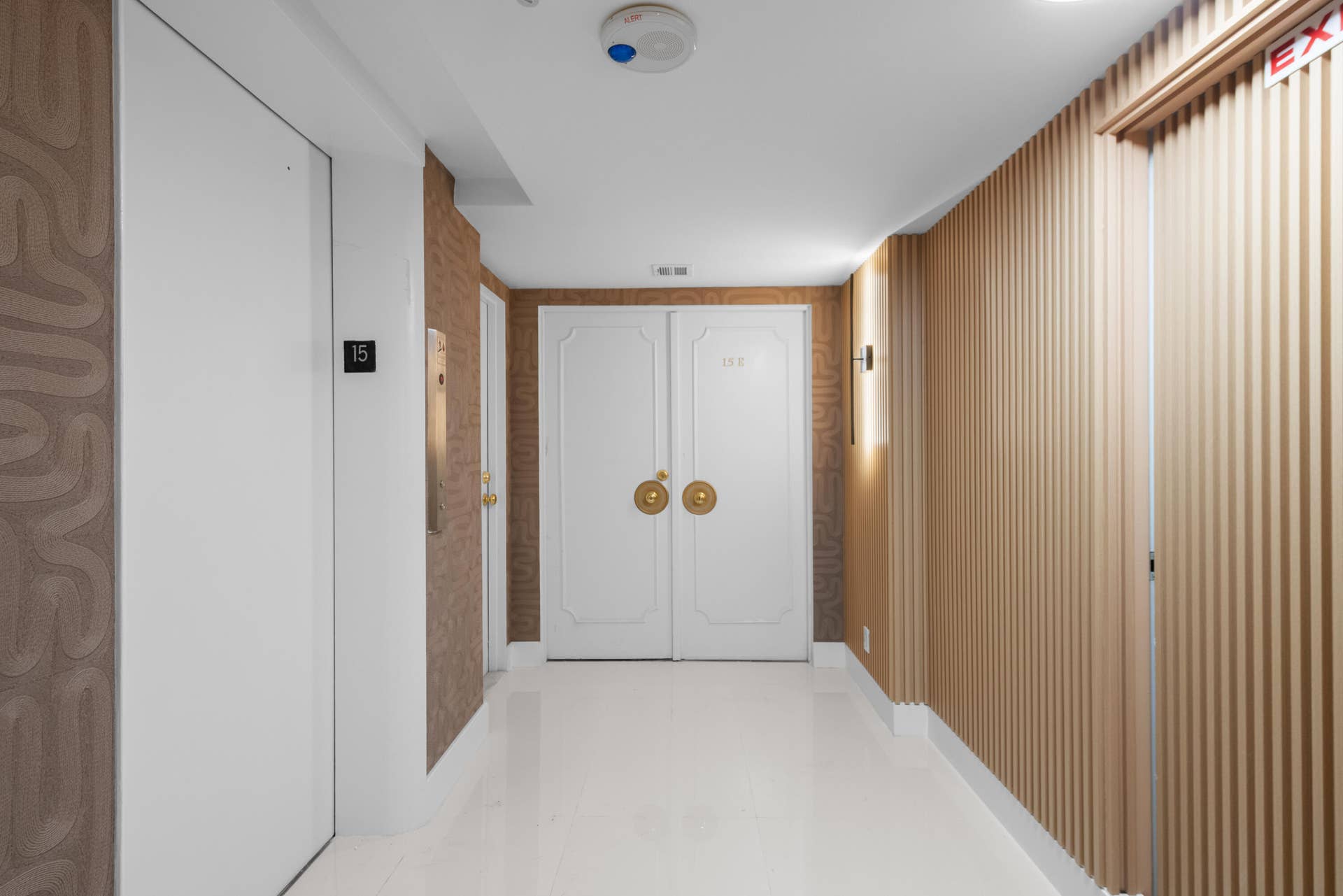 Semi private updated foyer.