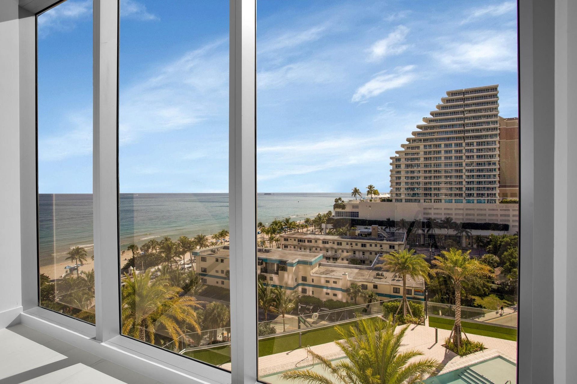 151 N Seabreeze Blv, #E-701, Fort Lauderdale, FL 33304 View from Guest Suite