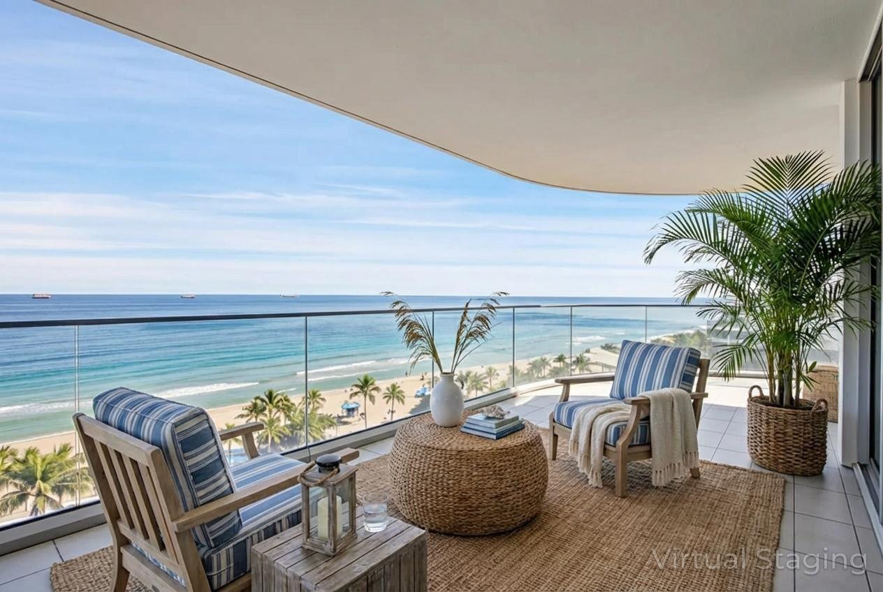 151 N Seabreeze Blv, #E-701, Fort Lauderdale, FL 33304 VIRTUAL STAGING