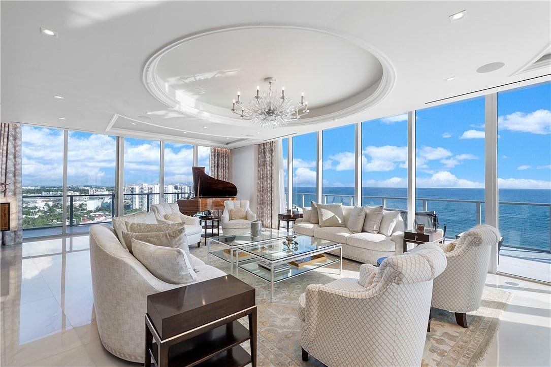 2200 N Ocean Boulevard, #N1701/N1801, Fort Lauderdale, FL 33305 MAIN LIVING ROOM