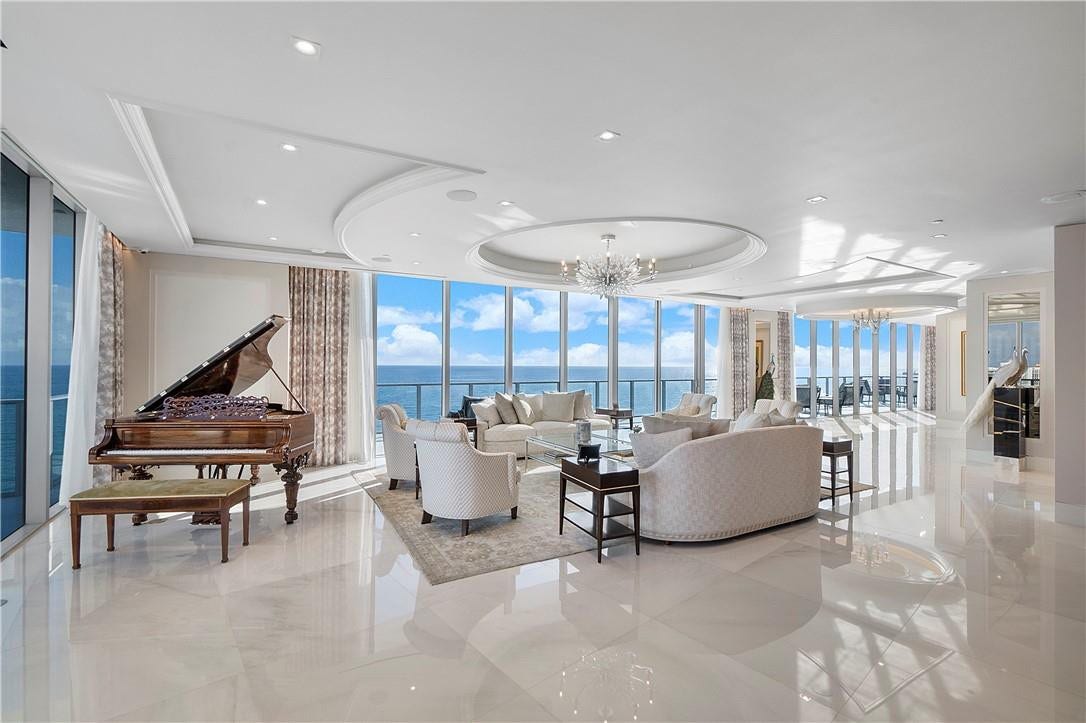 2200 N Ocean Boulevard, #N1701/N1801, Fort Lauderdale, FL 33305 MAIN LIVING ROOM