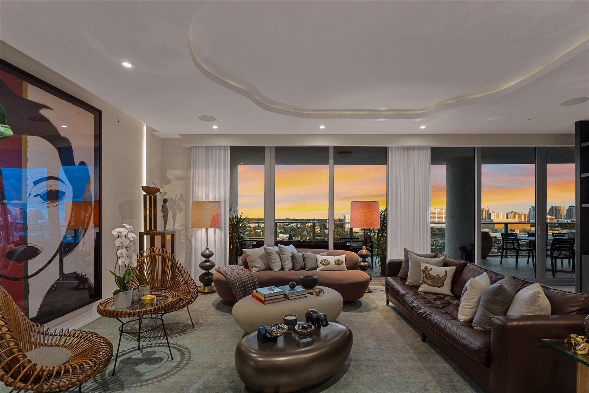 1180 N Federal Highway, #Ph-1606, Fort Lauderdale, FL 33304 Beautiful Sunsets