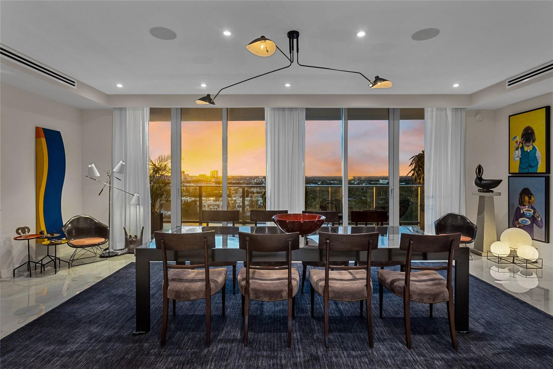 1180 N Federal Highway, #Ph-1606, Fort Lauderdale, FL 33304 Sunset Views