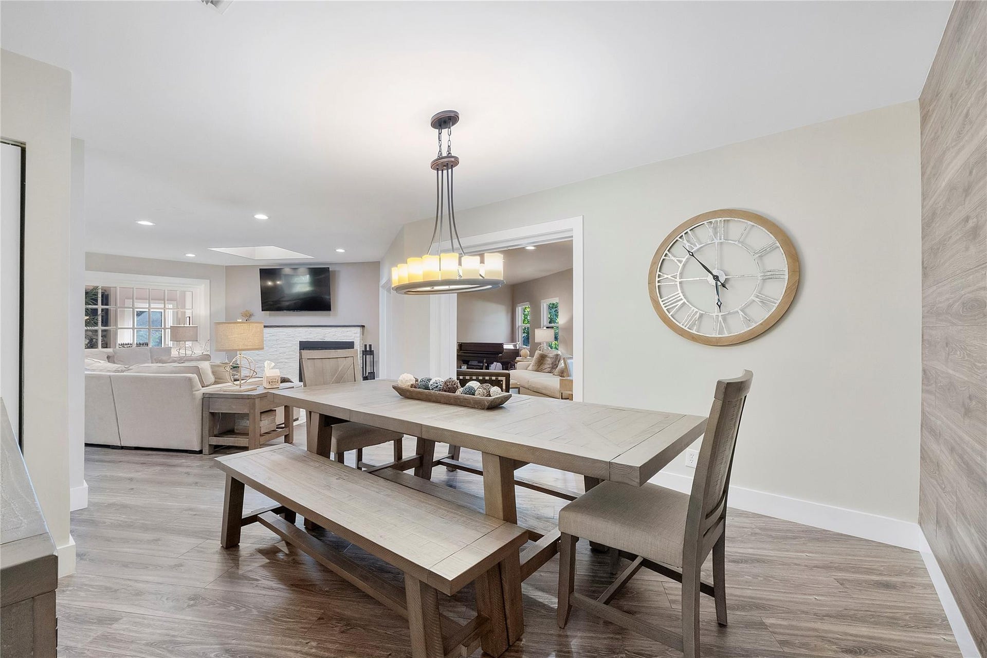 5351 Godfrey Road, Parkland, FL 33067 The Formal dining room adorns the modern style "Briana" colors of timeless elegance!