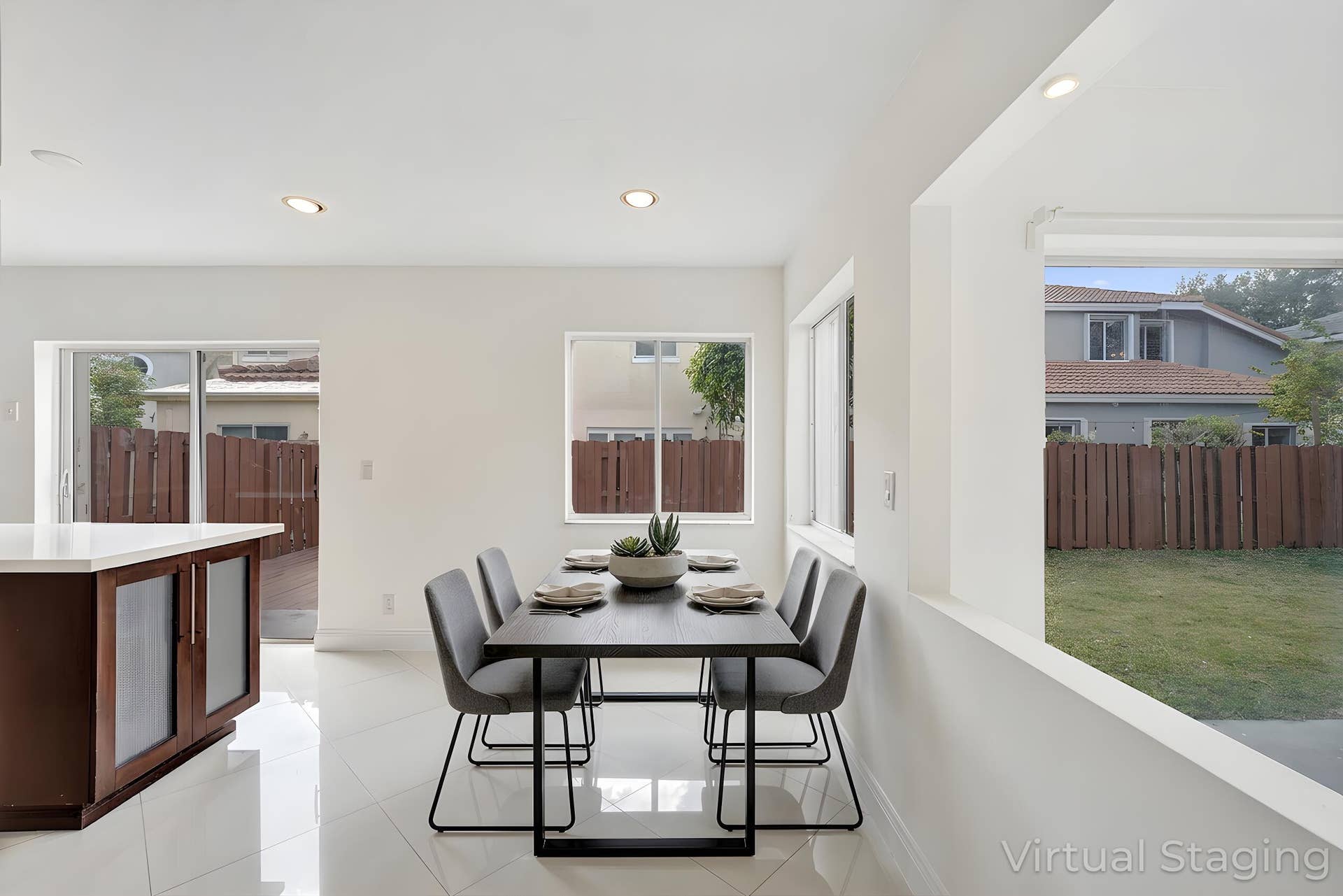 11208 Rhapsody Road, Hollywood, FL 33026 KitchenDiningDigitalStaging
