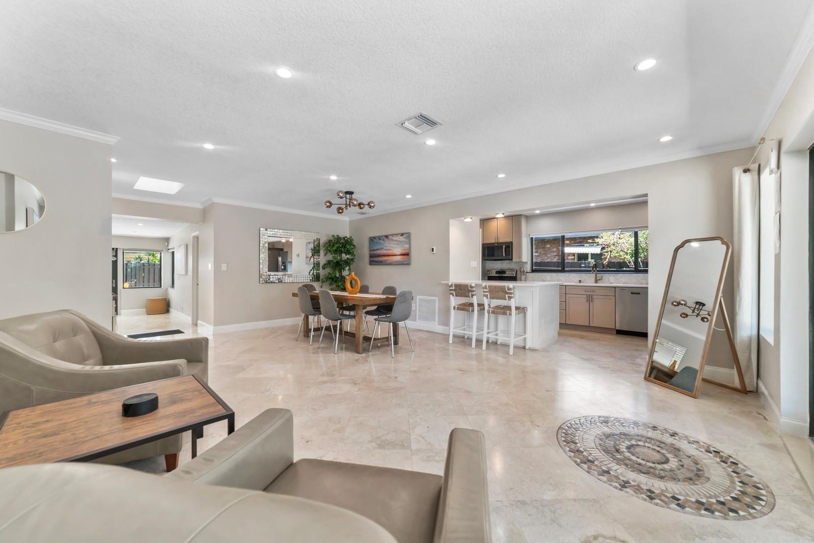 1908 NE 27th Street, Wilton Manors, FL 33306 Open Kitchen & Dining area....