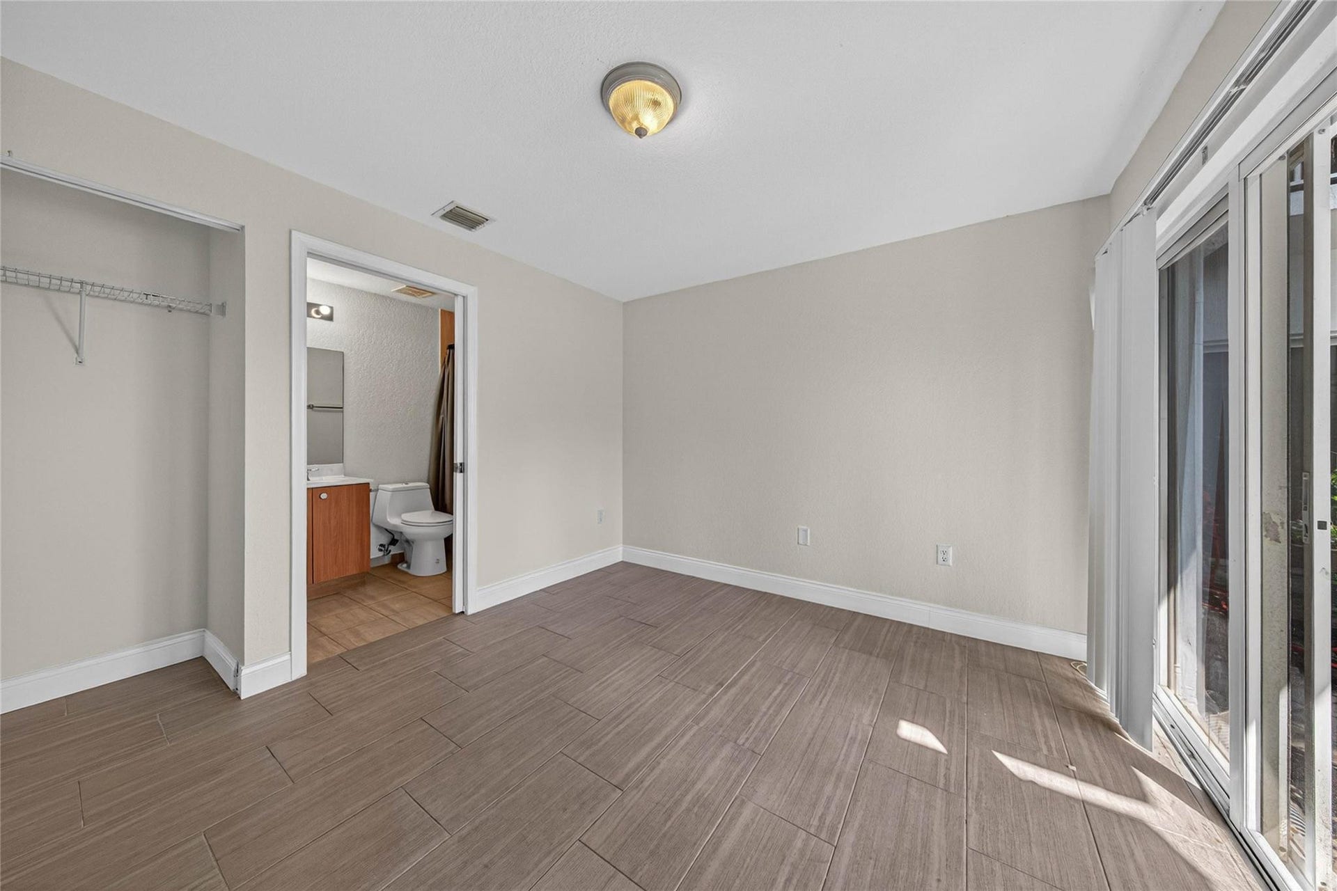 First floor bedroom with full bath