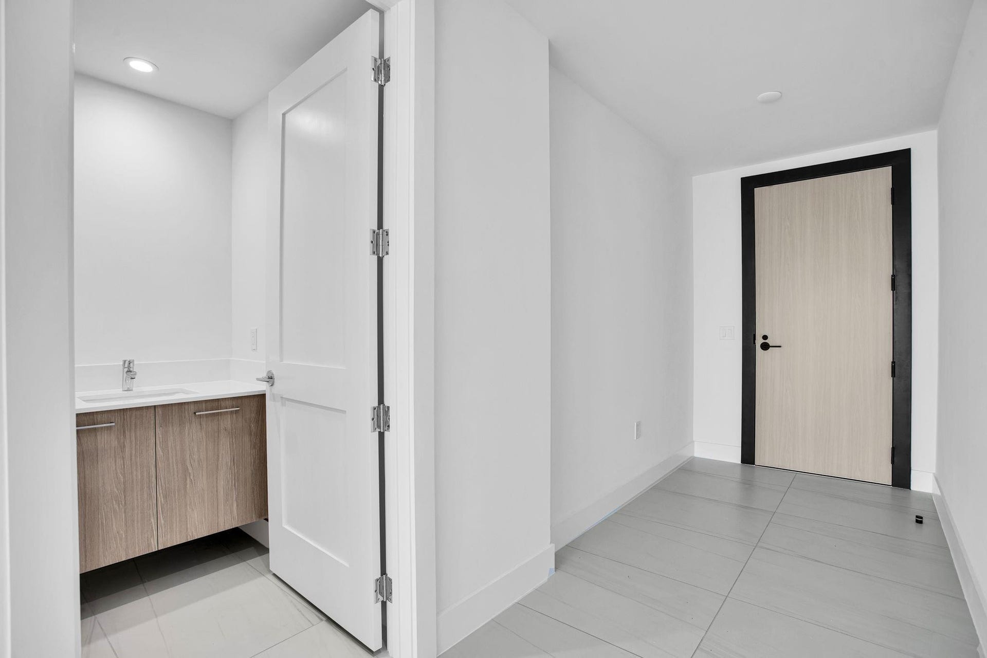 Entrance and Half Bathroom