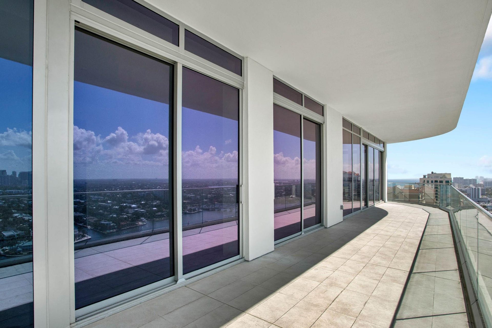 153 N Seabreeze Boulevard, #Ph 2601-s, Fort Lauderdale, FL 33304 Balcony off Family Room and Guest Suite