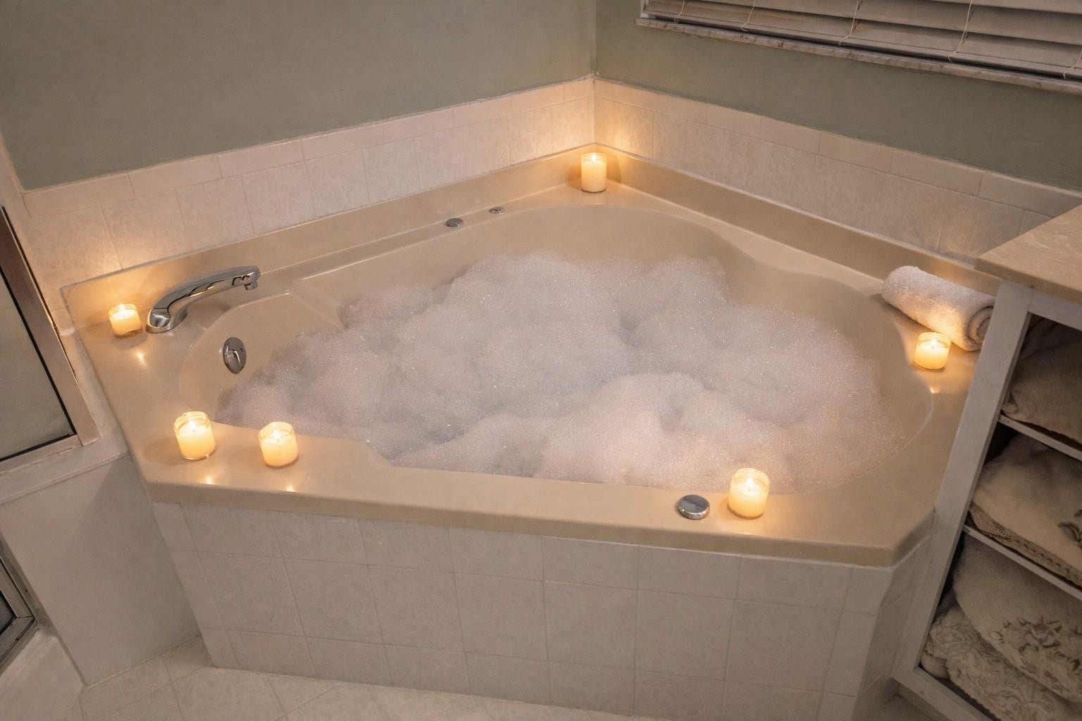 11240 Reveille Road, Cooper City, FL 33026 This oversized tub has working jets for a nice massage at the end of a hard day.