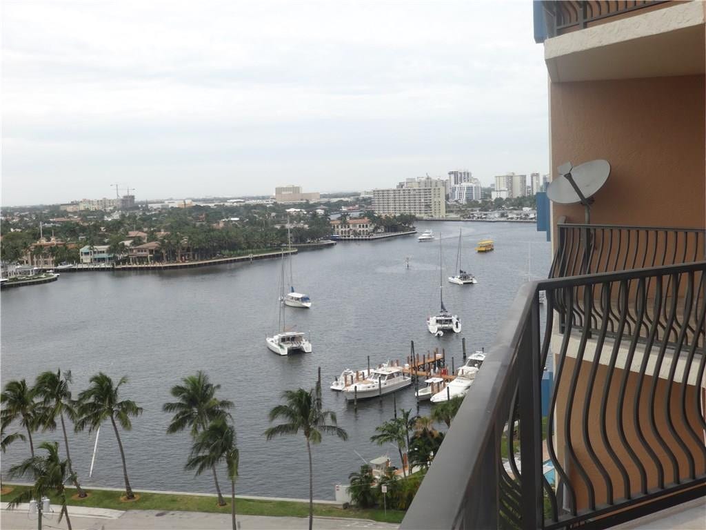 100 S Birch Road, #1106-b, Fort Lauderdale, Fort Lauderdale, FL 33316 Intracoastal view from South West side of terrace