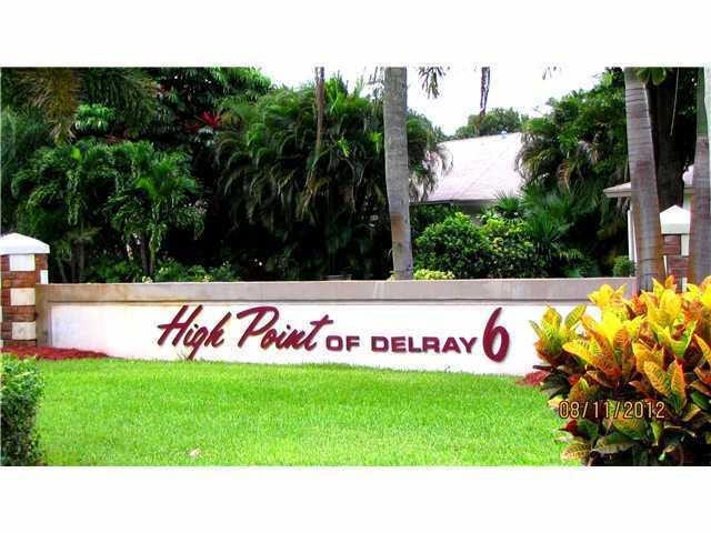 1282 S High Point Place, #A, Delray Beach, FL 33445 Exterior Front