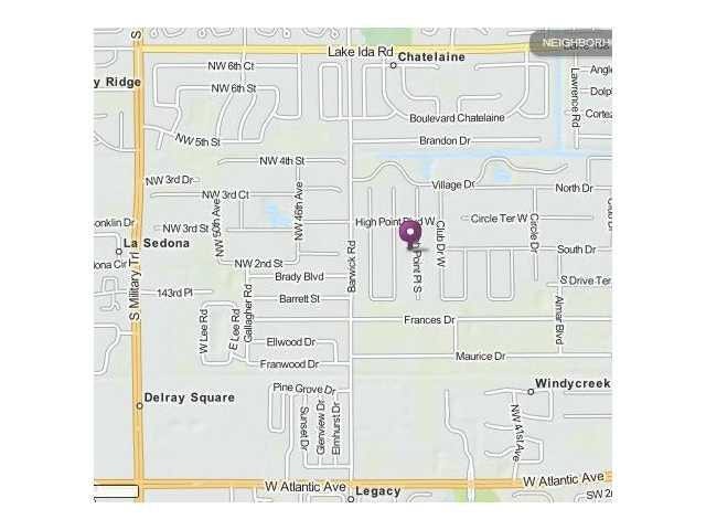 1282 S High Point Place, #A, Delray Beach, FL 33445 Exterior Front