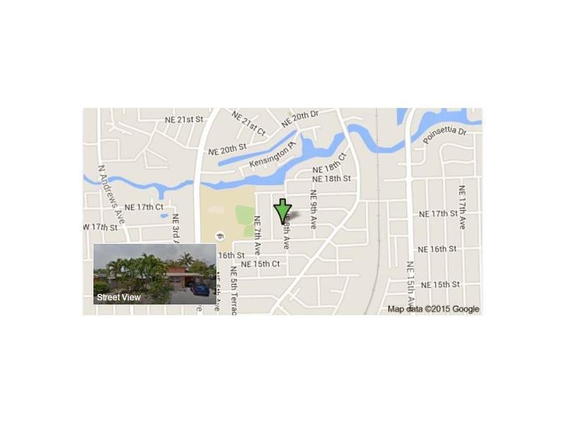 Exterior Front. Location in the heart of Middle River Terrace, near Wilton Manors.