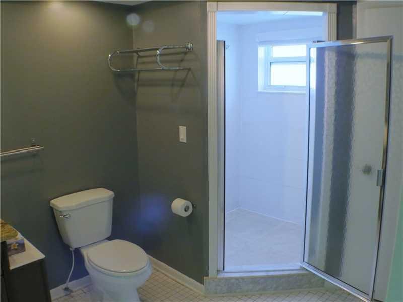 Exterior Front. Large walk in shower in master bath.