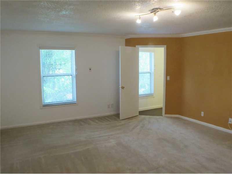 Exterior Front. Carpeted, master suite.