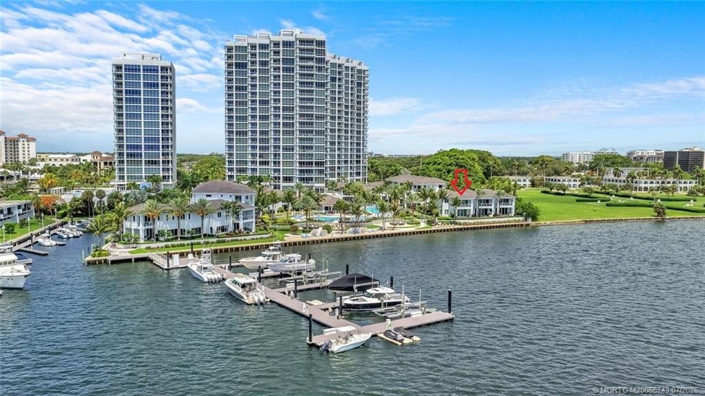 104 Water Club N, North Palm Beach, FL 33408 Aerial of the community facing West