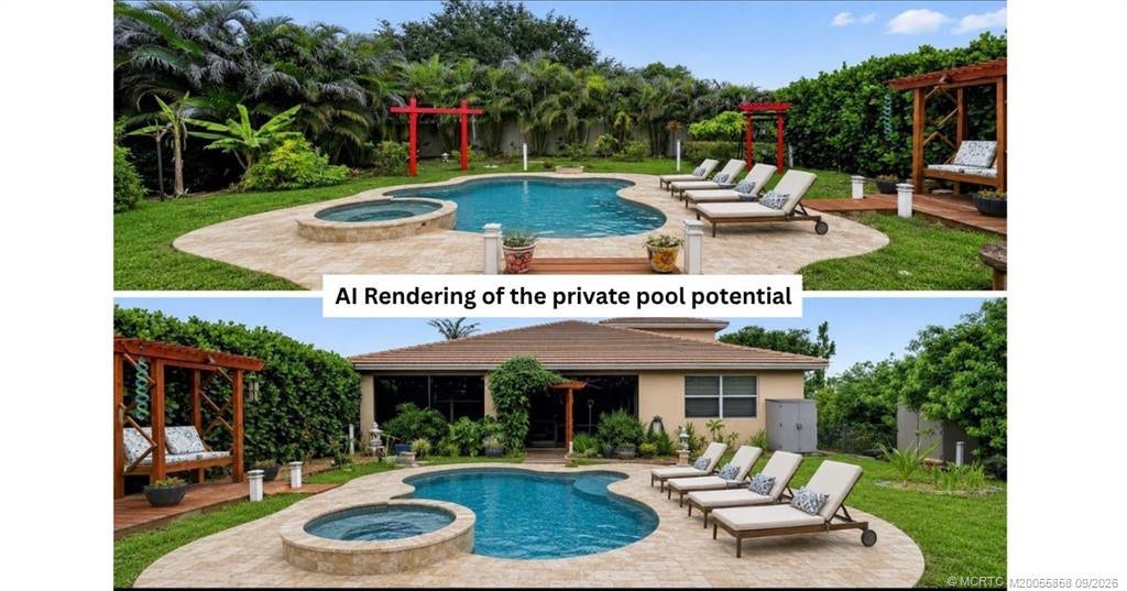 AI Rendering of Private Pool potential