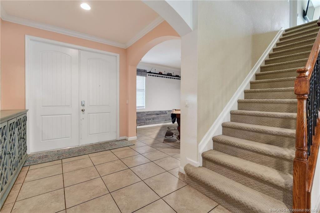 Foyer and stairs
