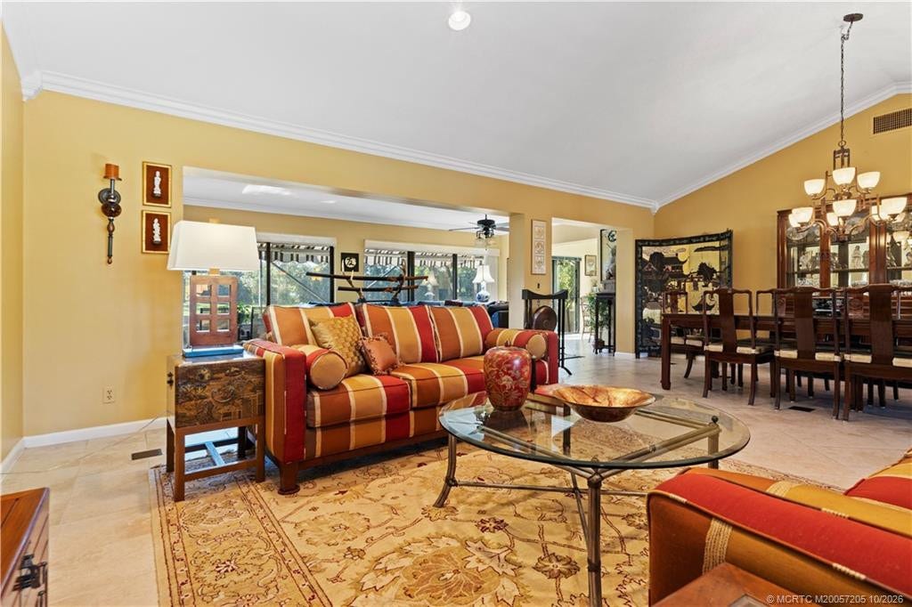 1423 SW Troon Circle, Palm City, FL 34990 the Great Room with dining area
